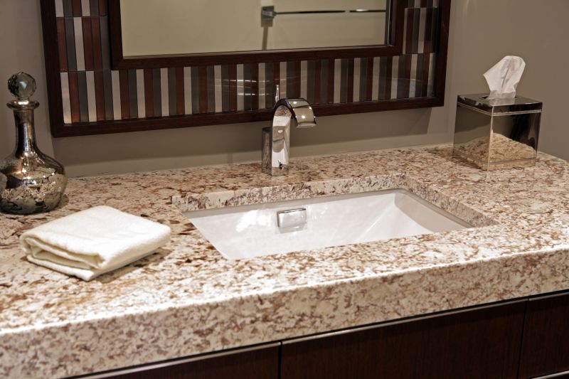 Elegant Bathroom Counter